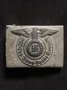 (Was £30) HIGH QUALITY REPRODUCTION WW2 GERMAN WAFFEN-SS BELT BUCKLE