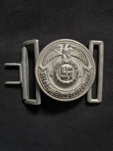 REPRODUCTION WW2 GERMAN WAFFEN-SS OFFICER'S BELT BUCKLE