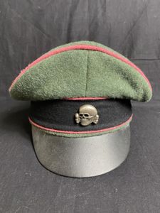 REPRODUCTION WW2 GERMAN SS PANZER EREL VISOR CAP