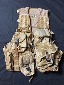 (Was £35) BRITISH DESERT CAMO DPM TACTICAL VEST