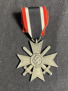 (Was £20) REPRODUCTION WW2 GERMAN WAR MERIT WITH SWORDS 2ND …