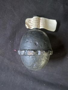 (Was £60) WW1 GERMAN MODEL 17 EGG GRENADE (INERT)