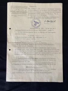 (WAS £50) WW2 GERMAN BANK LOAN AGREEMENT DOCUMENT