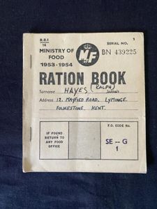 (Was £6) RATION BOOK