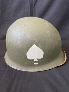 (Was £60) U.S. M1 HELMET WITH REPRODUCTION 101ST AIRBORNE INSIGNIA
