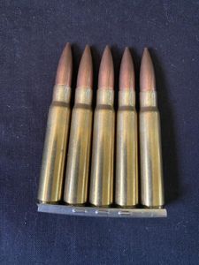 5 X 7.92 INERT ROUNDS ON CLIP
