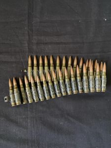 33 X .308 INERT ROUNDS ON BELT