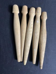 5 X WW2 U.S. WOODEN TENT PEGS