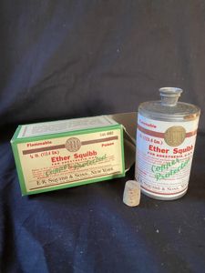 WW2 U.S. MEDICAL ETHER SQUIBB