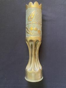 (Was £30) WW1 75MM TRENCH ART SHELL CASE (INERT)