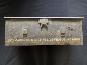 (WAS £145) WW1 LEWIS GUN .303 MAGAZINE BOX