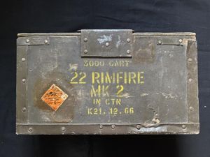 (Was £35) BRITISH .22 RIMFIRE AMMO BOX