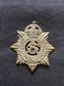 BRITISH ASC (ARMY SERVICE CORP) CAP BADGE