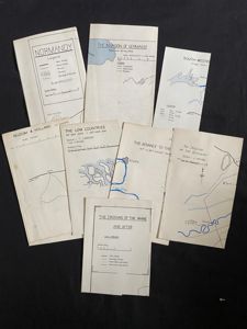 (Was £45) 9 X MODERN WW2 MAPS
