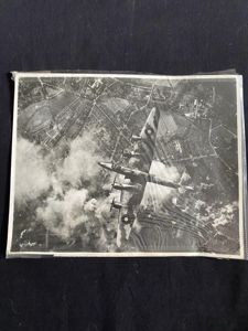 PICTURE OF RAF ATTACK SYNTHETIC OIL PLANT IN RUHR