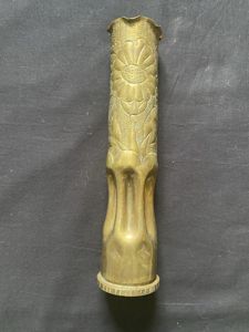 (Was £20) WW2 40MM TRENCH ART SHELL CASE (INERT)