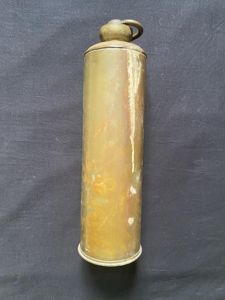 (Was £45) TRENCH ART FLASK