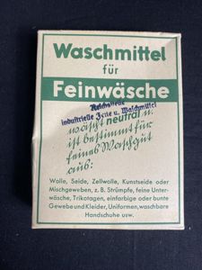 WW2 GERMAN WASCHMITTEL FUR FEINWASCHE 'DETERGENT FOR DELICATE CLOTHES'