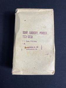 WW2 U.S. SOAP LAUNDRY POWDER (UN-OPENED)