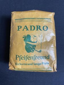WW2 GERMAN 100 GRAM PACKET OF PADRO (PIPE TOBACCO)