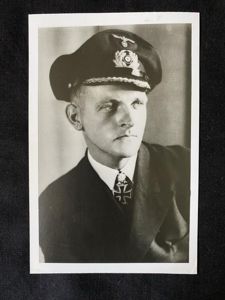 PHOTO OF WW2 GERMAN U-BOAT COMMANDER ERICH TOPP