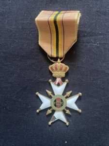 BELGIAN CROSS OF THE NATIONAL FEDERATION OF COMBATANTS 1914-1918