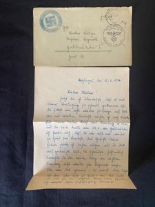WW2 GERMAN 1944 DATED FELDPOST