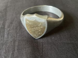 (Was £20) WW1 TRENCH ART NAPKIN RING