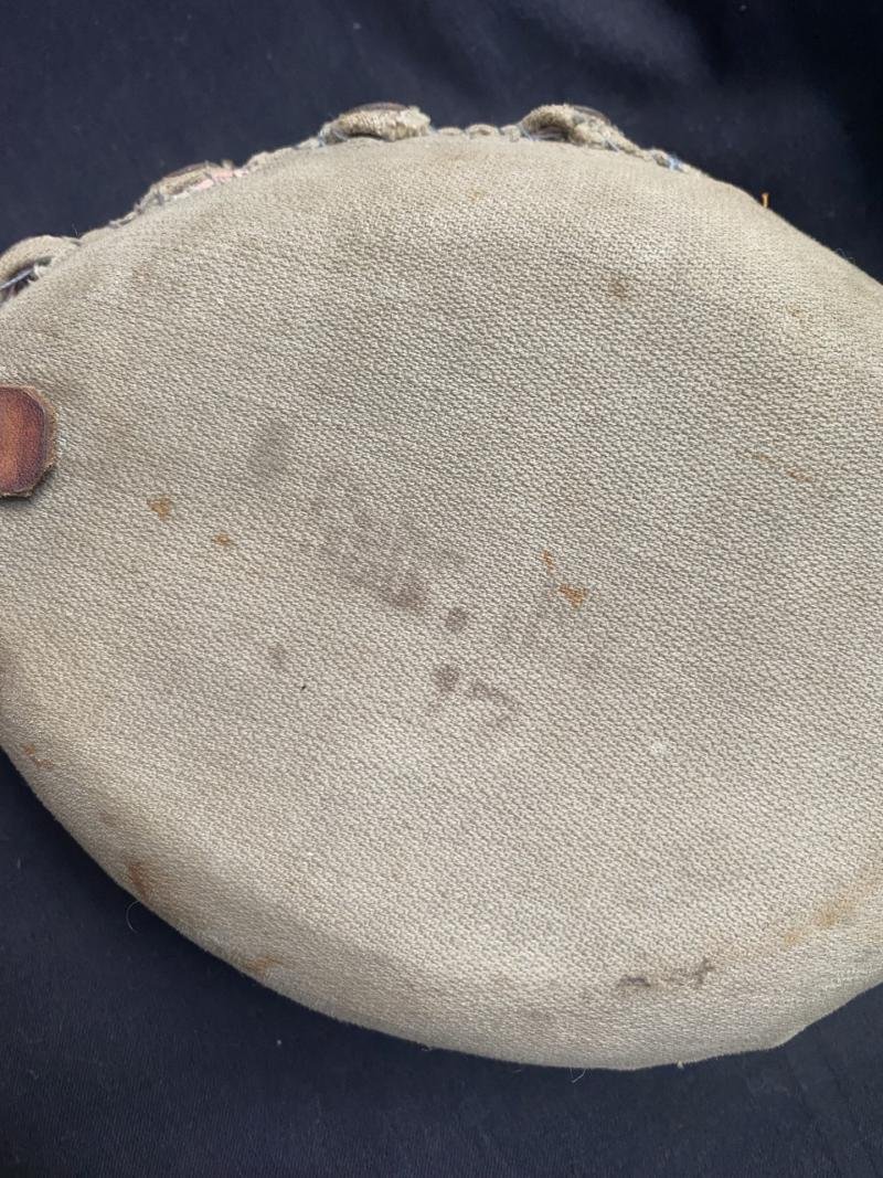 (Was £195) WW1 GERMAN ENAMEL WATER BOTTLE WITH GARBADINE COVER — image 4