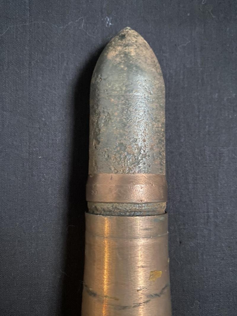 (Was £70) WW2 GERMAN 3.7CM PAK INERT ROUND — image 2
