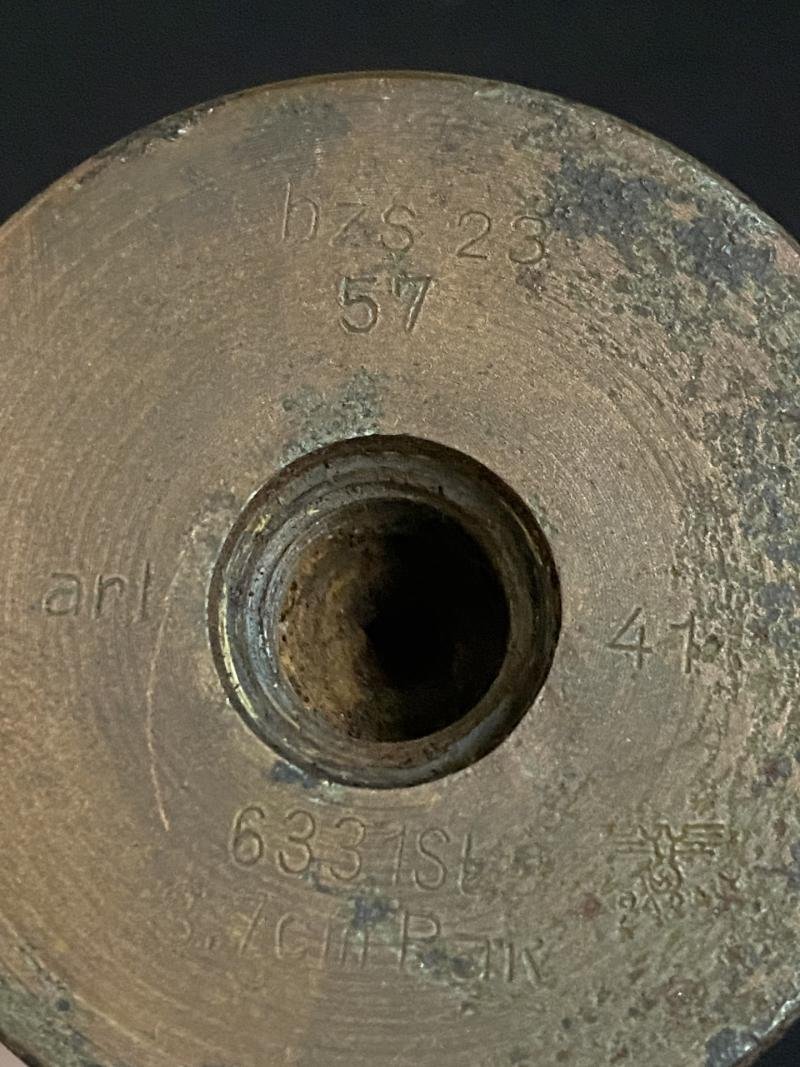 (Was £70) WW2 GERMAN 3.7CM PAK INERT ROUND — image 4
