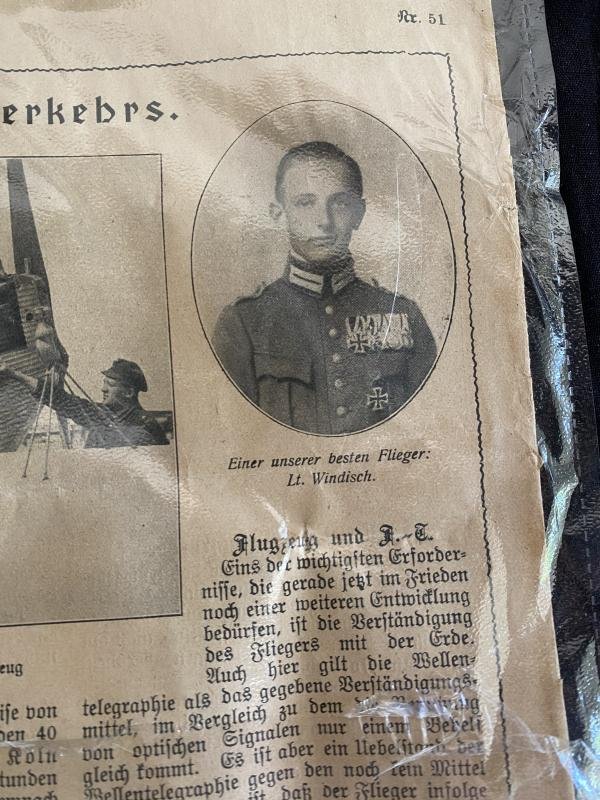 (Was £35) WW1 GERMAN 1918 DATED LUFTPOST NEWSPAPER — image 6