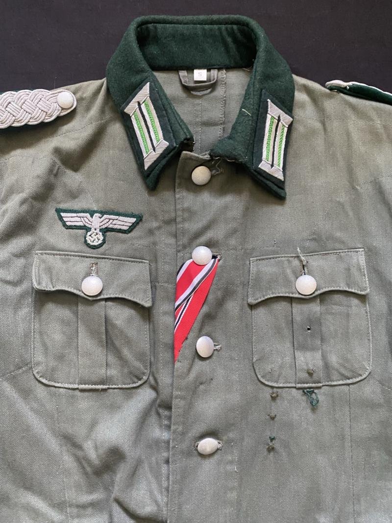 REPRODUCTION WW2 GERMAN GEBIRGSJAGER HBT TUNIC — image 2