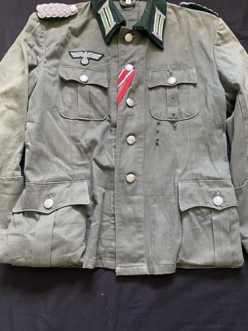 REPRODUCTION WW2 GERMAN GEBIRGSJAGER HBT TUNIC — image 3