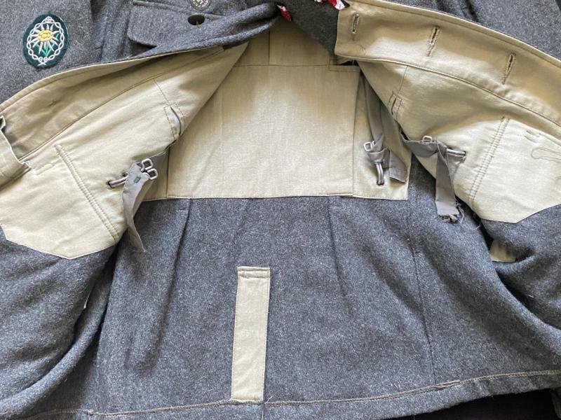 (Was £125) REPRODUCTION WW2 GERMAN GEBIRGSJAGER TUNIC — image 5