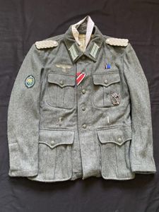 (Was £125) REPRODUCTION WW2 GERMAN GEBIRGSJAGER TUNIC