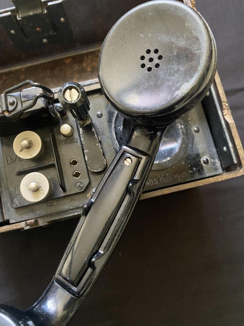 WW2 GERMAN FF33 FIELD TELEPHONE — image 2