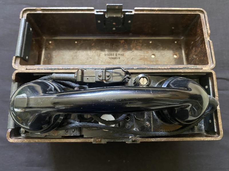 WW2 GERMAN FF33 FIELD TELEPHONE — image 7