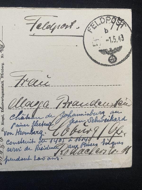 (Was £10) WW2 GERMAN POSTCARD — image 4