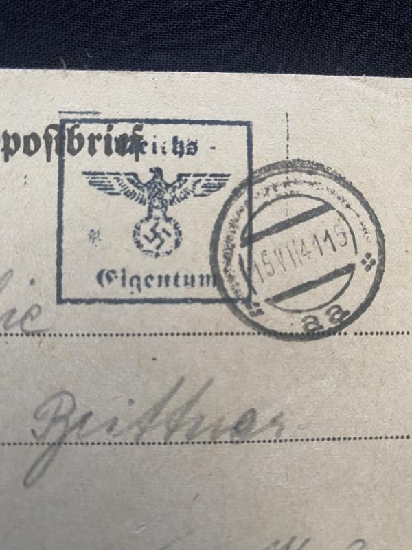 (Was £10) WW2 GERMAN FELDPOST — image 2