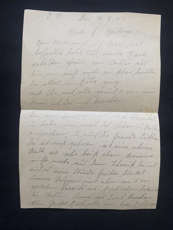 (Was £10) WW2 GERMAN FELDPOST — image 3