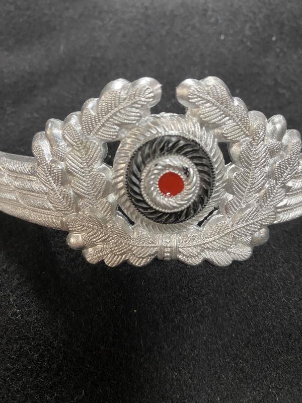 (Was £25) WW2 GERMAN LUFTWAFFE ALUMINIUM WREATH AND COCKADE — image 2