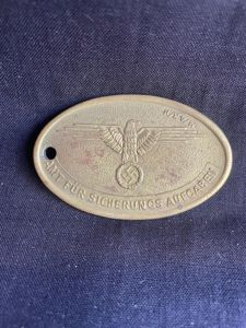 REPRODUCTION WW2 GERMAN WAFFEN SS DANZIG ID TAG