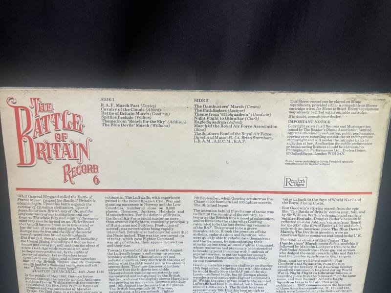 BATTLE OF BRITAIN MUSIC RECORD — image 3