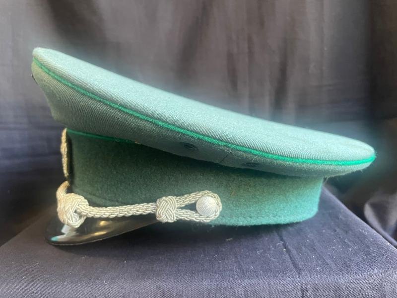 POST WAR GERMAN VISOR CAP TURNED INTO WW2 GERMAN VISOR CAP — image 2