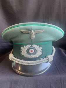 POST WAR GERMAN VISOR CAP TURNED INTO WW2 GERMAN VISOR …