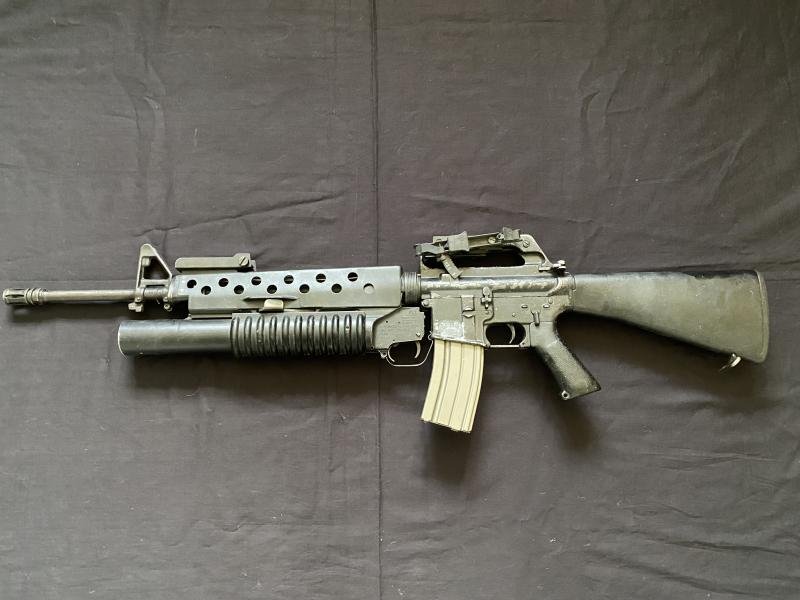 (Was £2150) DEACTIVATED MOVING BOLT M16A1/ M203 LAUNCHER (UK/ NEW EU DEACTIVATION) — image 5