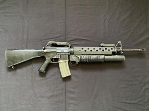 DEACTIVATED MOVING BOLT M16A1/ M203 LAUNCHER (UK/ NEW EU DEACTIVATION)