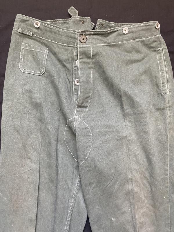 (Was £35) REPRODUCTION WW2 GERMAN HBT COMBAT TROUSERS — image 2