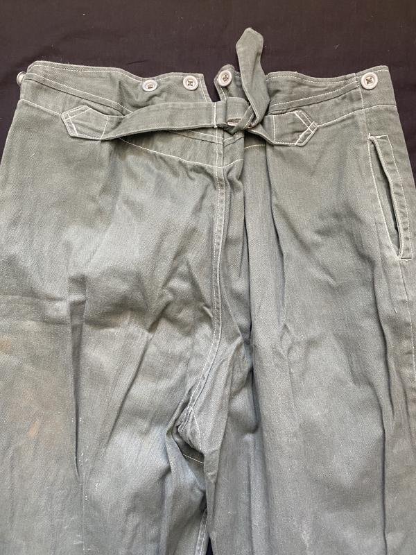 (Was £35) REPRODUCTION WW2 GERMAN HBT COMBAT TROUSERS — image 5